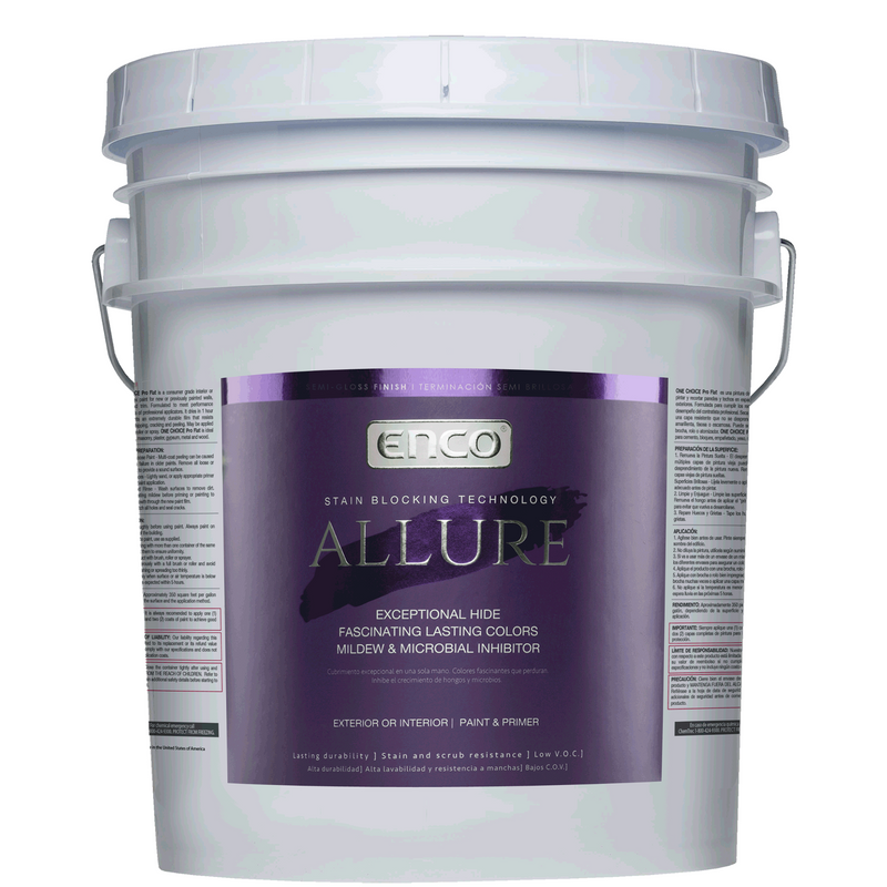 ALLURE 100% ACRYLIC STAIN BLOCKING 2 IN 1 INTERIOR OR EXTERIOR PAINT